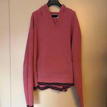 PHINGERIN CORDY KNIT MEXPARKA 핑크 M 사이즈