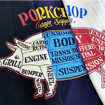 PORKCHOP GARAGE PORK BACK TEE 반팔