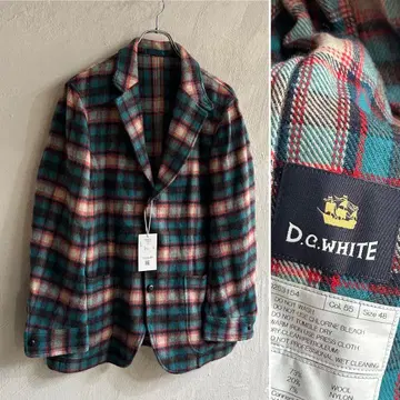 새상품 D.C.WHITE Burlington 알파카 자켓 48