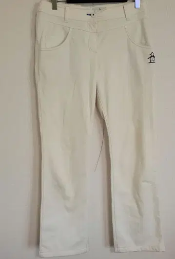 먼싱웨어 여성용 화이트 속기모 팬츠 9호