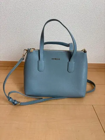 FURLA 라이트 블루 핸드백