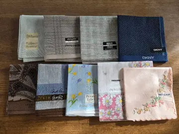 손수건 9장 세트 새상품 브랜드