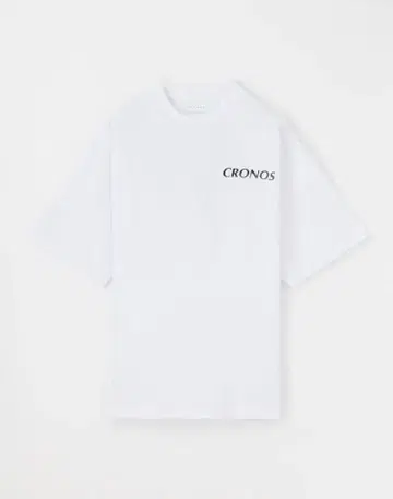 CRONOS 크로노스 화이트 T셔츠 XL
