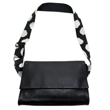 새상품급 ear PAPILLONNER 가죽 와이드 테이프 숄더백