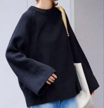 프레임워크 AQUA 크루 풀오버 네이비