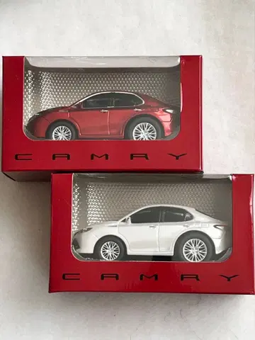 도요타 캠리 풀백 컬러 샘플 미니카 2대 세트