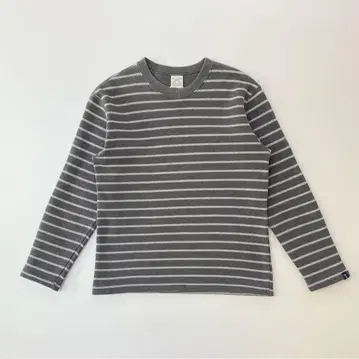 LOOPWHEELER 쭈리 맨투맨 원단 보더 티셔츠