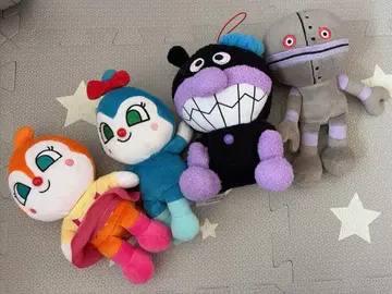 호빵맨 봉제 인형 세트