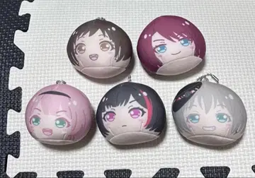 뱅드림 오만쥬 니기니기 마스코트 Afterglow 전 종류 컴프