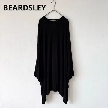 BEARDSLEY 비어즐리 드레이프 빅 돌먼 티셔츠 루즈핏 블랙