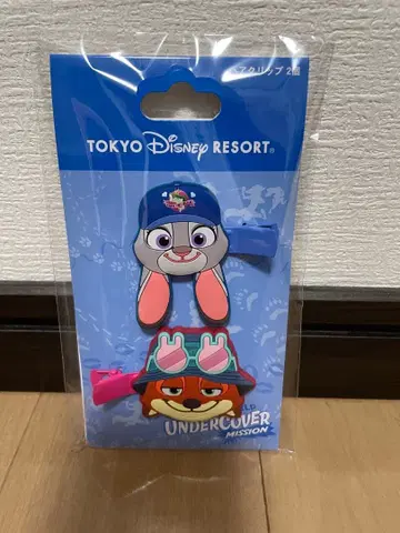 도쿄 디즈니 리조트 미사용 새상품 주토피아 헤어 클립