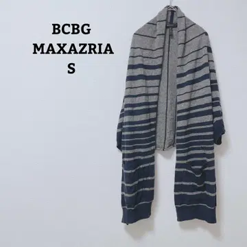 BCBGMAXAZRIA 가디건 니트 겉옷 보더 S