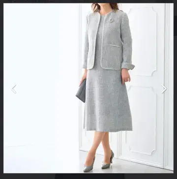 트위드 원피스 자켓 세트 빅 사이즈 4L
