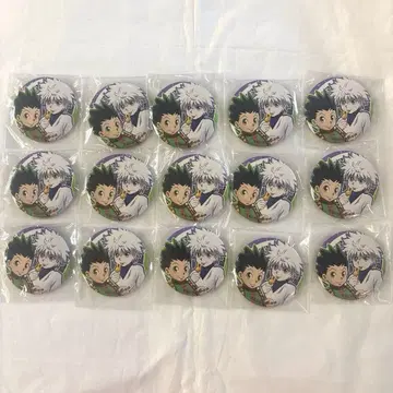 헌터헌터 등 맞댄 곤 & 키루아 캔뱃지 15개