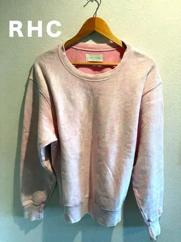 핑크 크루넥 맨투맨