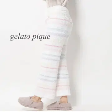 [ 새상품급 ] 젤라또피케 랜덤 보더 롱 팬츠