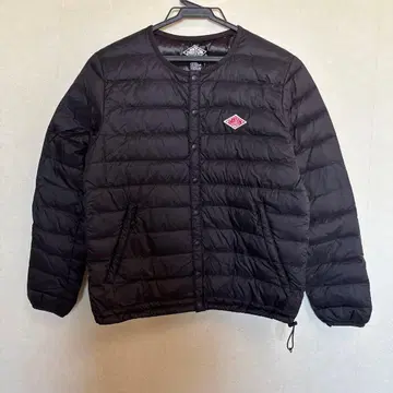새상품급 단톤 이너 다운 블랙 다운 자켓 34 컴팩트