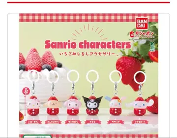산리오 캐릭터즈 딸기 메지루시 액세서리 풀 컴프 세트