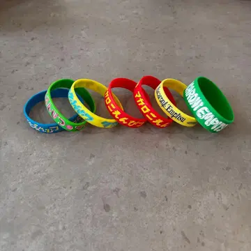 마카로니 연필 러버 밴드 7개 세트