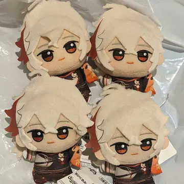 원신 치비구루미 복각 만엽 봉제 인형 4개