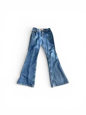부츠컷 데님 팬츠 파랑