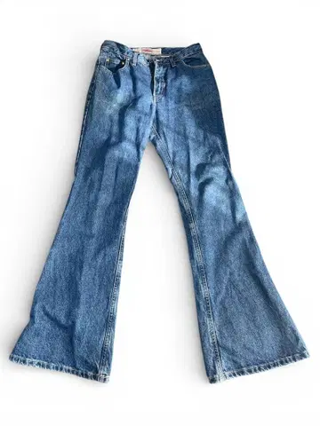 부츠컷 데님 팬츠 파랑