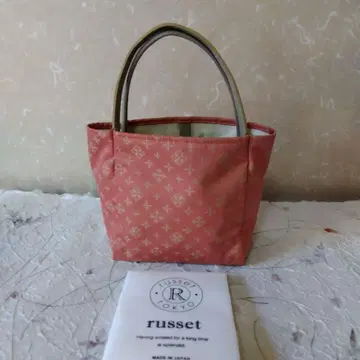 russet 핑크 토트백