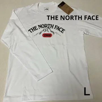 THE NORTH FACE 남성용 롱 T셔츠 L 화이트