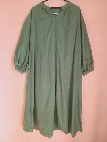 Ciaopanic 차오패닉 그린 롱 원피스 긴팔