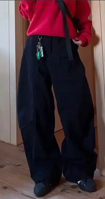 블랙 벌룬 팬츠 L/Black