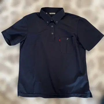 YACHT 네이비 피케 셔츠 L 사이즈 야마무라 학원