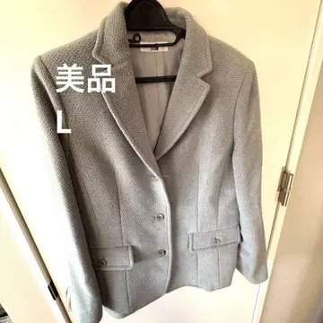 [ 미사용 ] 테일러드 자켓 아우터 그레이 여성용 L