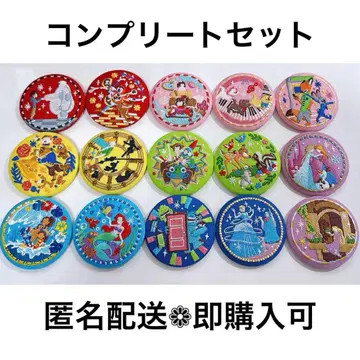 디즈니 자수 캔 배지 2종 전체 15종 컴플리트 세트 2