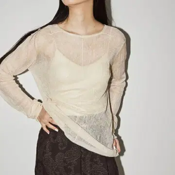 [ todayful ] 슬릿 시어 니트 스릿시어니트