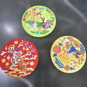 디즈니 자수 캔뱃지