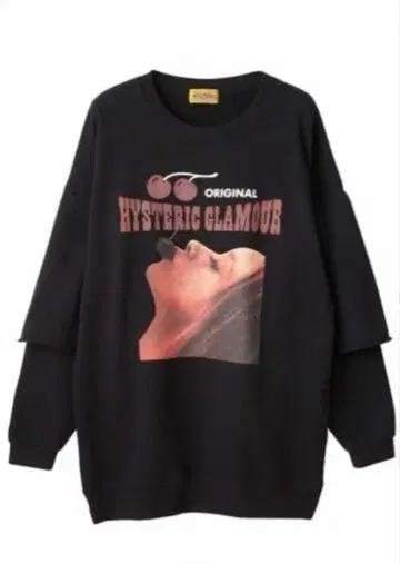 CHERRY ROUGH 오버 사이즈 맨투맨