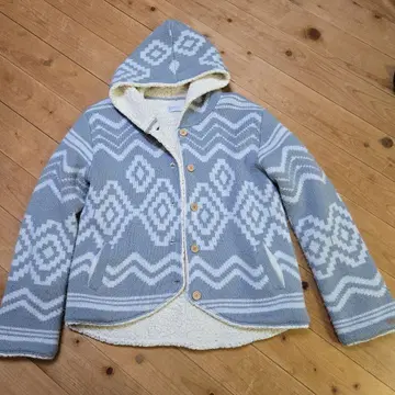 O'Neill 기하학 패턴 플리스 자켓 XL