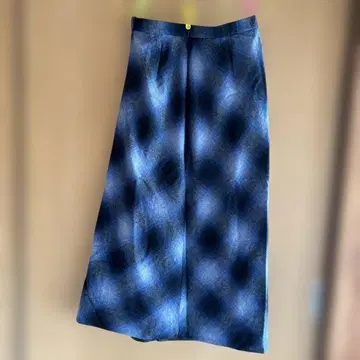 엘엘빈 L.L.Bean 체크 무늬 울 스커트 6PET