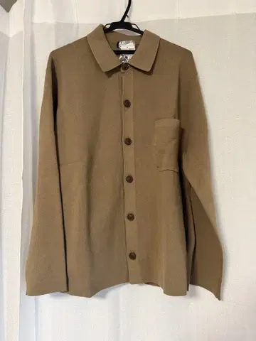 유니클로 밀라노 리브 셔츠 가디건