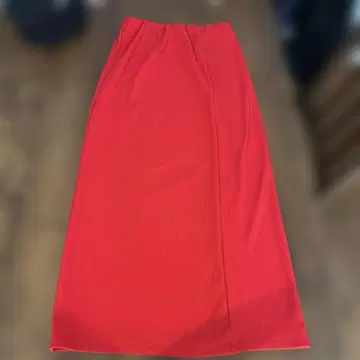 네놈 내로우 스커트 레드