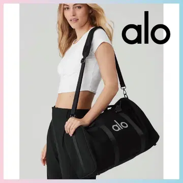 가격 인하 불가 alo yoga 더플 보스턴 백 블랙 새상품