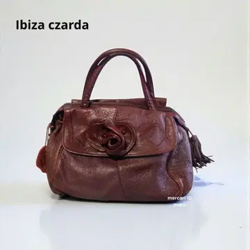 Ibiza czarda 이비자 핸드백 가죽 브라운
