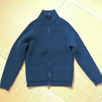 코기 드라이빙 니트 드라이빙 블루종 블랙 새상품급