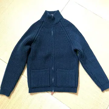 코기 드라이빙 니트 드라이빙 블루종 블랙 새상품급