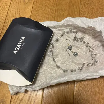 AGATGA 목걸이와 귀걸이 세트