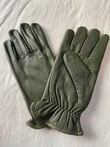 새상품 데드스탁 프랑스 가죽 그로브 그린