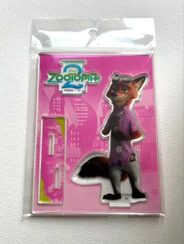 주토피아 2 닉 아크릴 스탠드 극장 미개봉 새상품 아크릴 스탠드