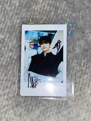 TREASURE 박지훈 친필 사인 폴라로이드