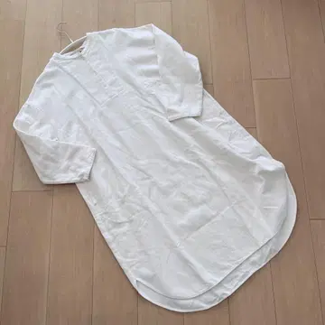 [ 새상품급 ] MidiUmi 미디우미 코튼 롱 원피스 라이트 베이지