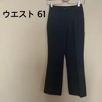 [여성용] 슬랙스 팬츠/롱 팬츠/그레이/심플/무지